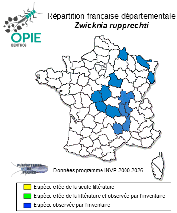 Carte de distribution de Zwicknia rupprechti Murányi, Orci & Gamboa, 2014